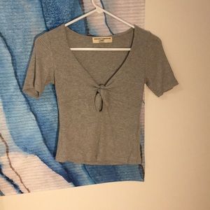 Urban Outfitters tie-front tee
